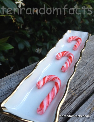 Candy Canes, Three, Red and White Stripes, Lined, Christmas Cards, Ten Random Facts