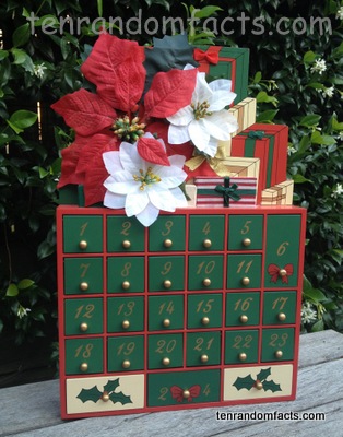 Advent Calendar, Christmas, Flowers, Presents, 24 days