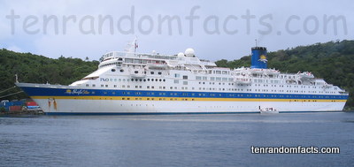 Cruise Ship, Liner, Ocean Dream, Pacific Star, Vanuatu, Australia, Queensland, P&O Cruises Australia, Ten Random Facts, 2006