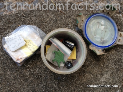 Geocache, Geocaching, Lunchbox, Container, camo, BikeNFind's Sea Turtle, Travel Bug, Note, Log Book, Dice, Pencil Sharpener, Tailand, Asia, Phuket Town Park, Traditional, GC227BB, Ten Random Facts