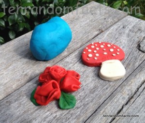Playdough, Roses, Mushroom, Blue, Red, Green, White, Blob, Play-Doh, Ten Random Facts